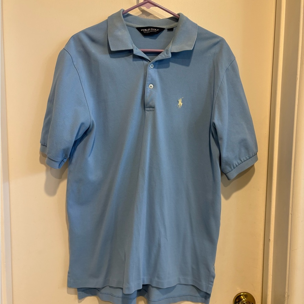 Polo Golf by Ralph Lauren Men's Light Blue Classic Polo Shirt size Large